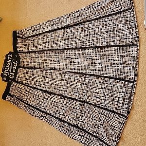 NYCC Medium Skirt Full Black Brown White